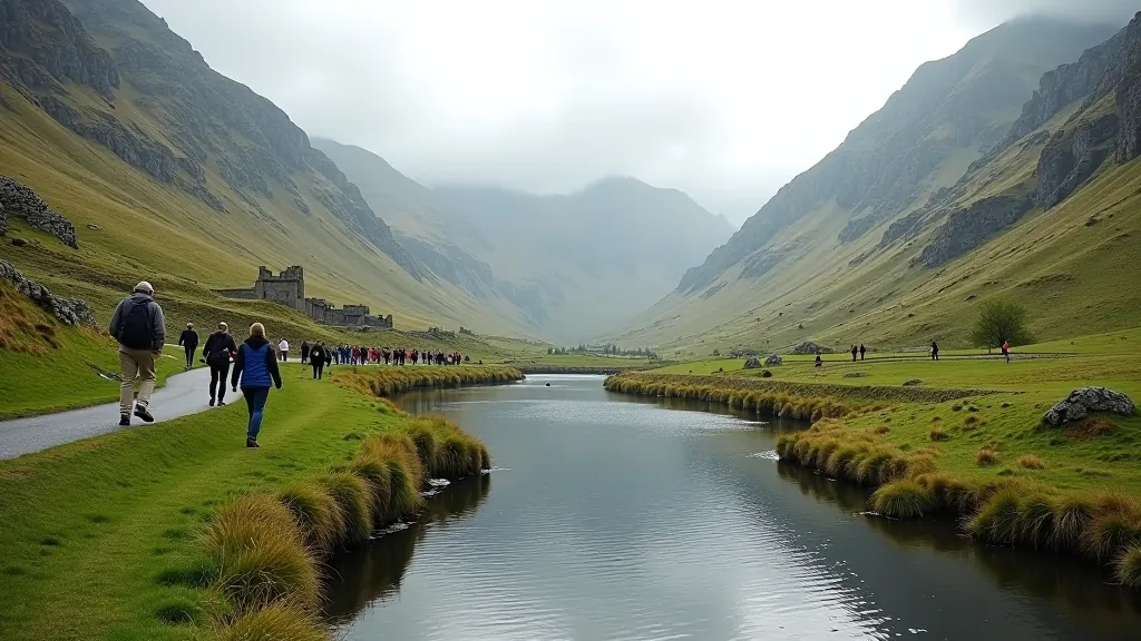 Glendalough Valley scenic walk